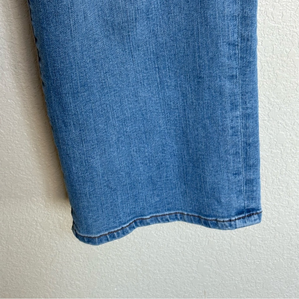 KUT from the Kloth Lucy High Rise Wide Leg Jeans Women’s 8 Blue Double Button - Picture 9 of 11